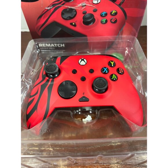 Xbox Rematch Spirit Red Wired Gaming Controller New V3 - Picture 2 of 3